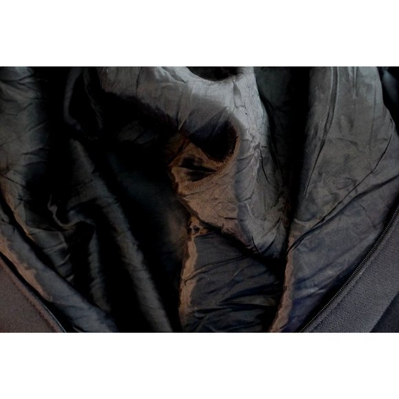 Vintage Black Formal Dress with Rhinestone Collar Sleeveless Long Length Sheath - Picture 10 of 10